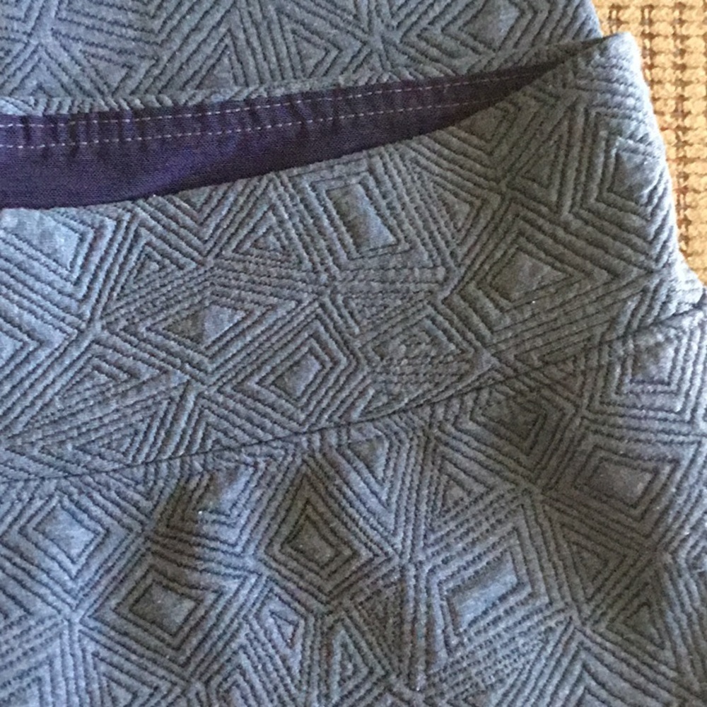 Merona Medium Blue geometric print leggings - Picture 5 of 7